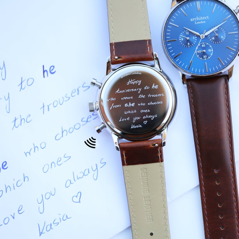 Architect Contactless Payment Watch - Men s Blue with Cashback & Multiple Card Management