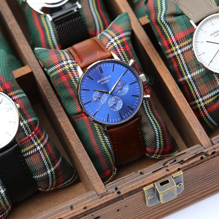 Personalized Architect Motivator Luxury Chronograph Watch - Handwritten Engraving