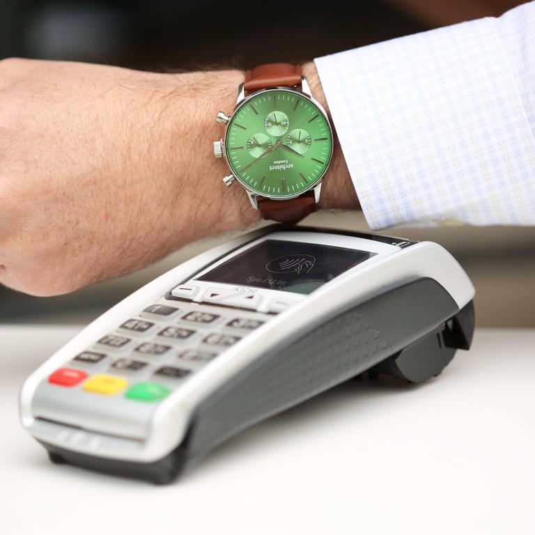 Architect Contactless Payment Watch - Cashback & Multiple Card Management