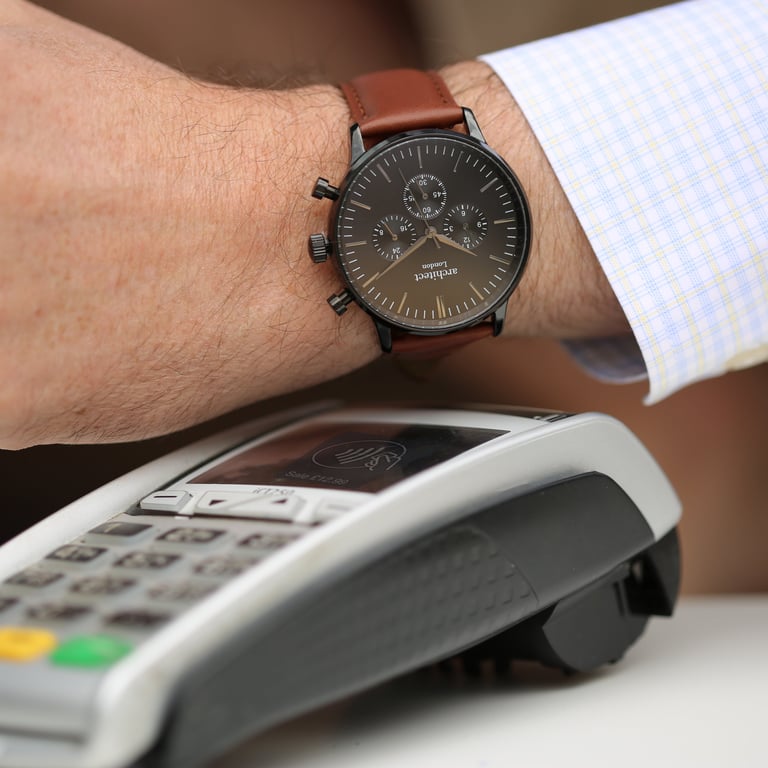 Architect Contactless Payment Watch - Multiple Card Management with Cashback Rewards