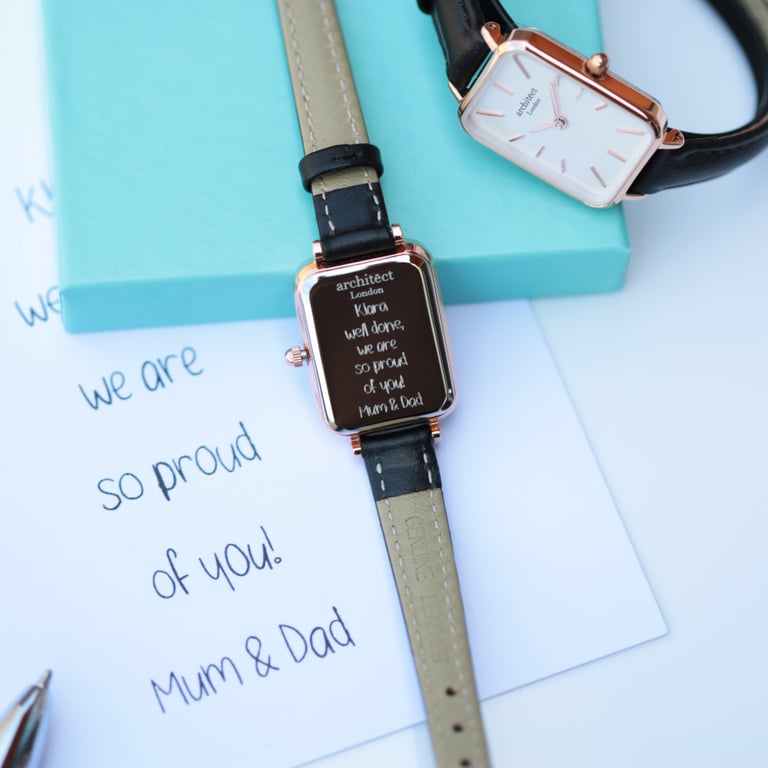 Architct Lille - Personalised Ladies Watch with Handwriting Engraving and Japanese Quartz Movement