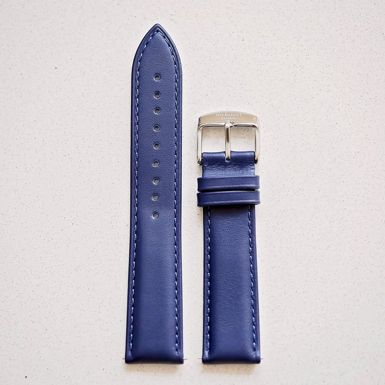 Genuine Leather Interchangeable Snap Watch Strap by Architect London