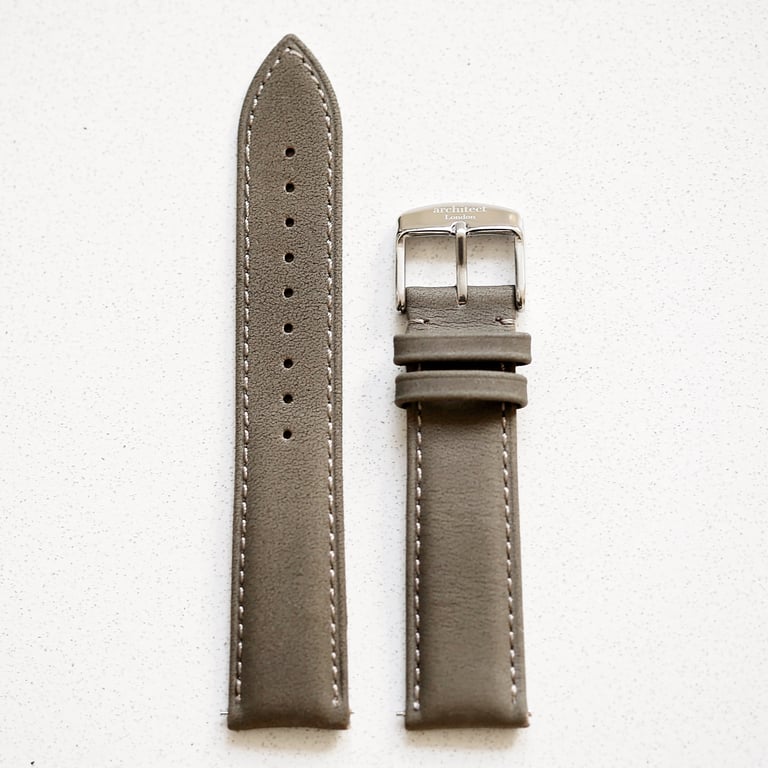 Genuine Leather Interchangeable Snap Watch Strap by Architect London