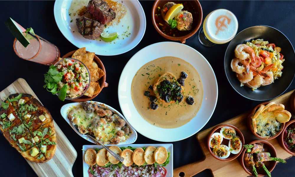 Presentation of menu items from C. Knight's Steakhouse - Photo from C. Knight's Steakhouse's Yelp page