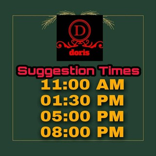 Аватар Телеграм канала "DORIS MALL PREDICTION" @dorismallpredictionn