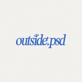 Аватар Телеграм канала "outside.psd" @ooutsidepsd