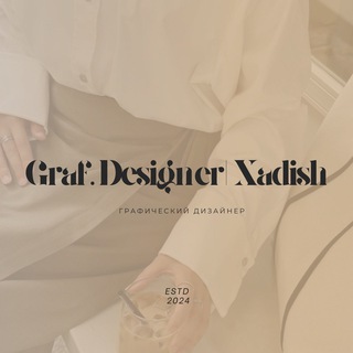 Аватар Телеграм канала "𝐆𝐫𝐚𝐟.𝐃𝐞𝐬𝐢𝐠𝐧𝐞𝐫 | 𝐗𝐚𝐝𝐢𝐬𝐡" @logotip_xadish
