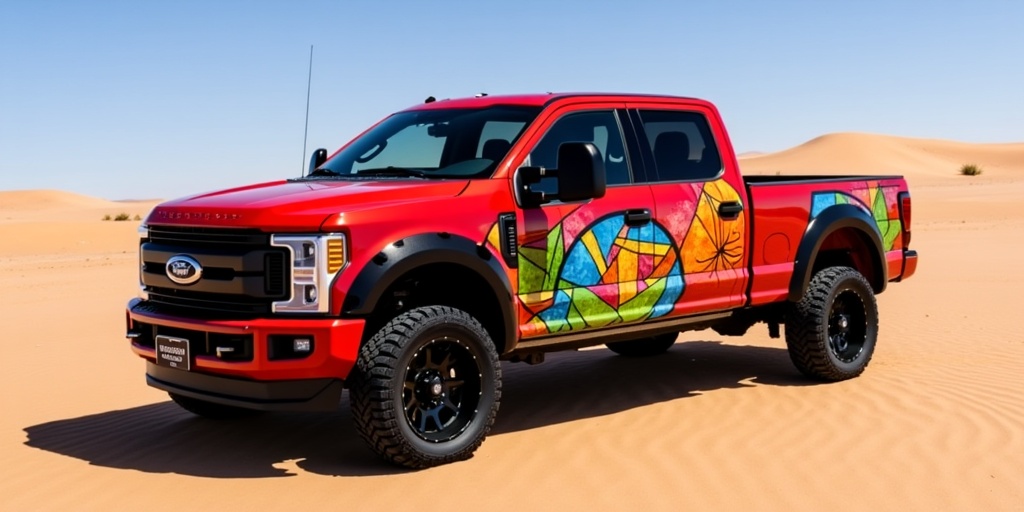 Car Wrap Design - Top View