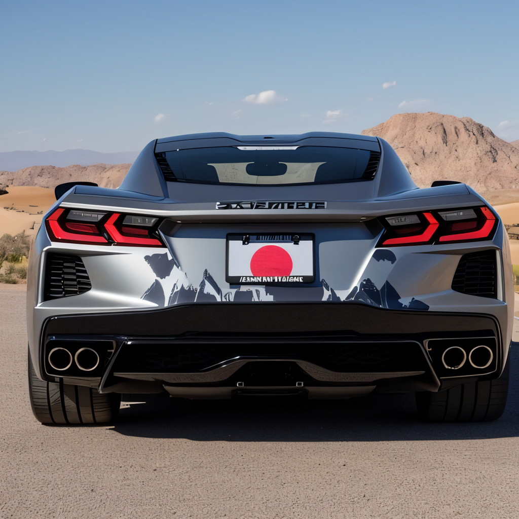 Car Wrap Design - Back View