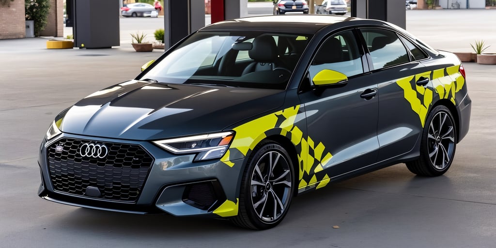 Car Wrap Design - Top View