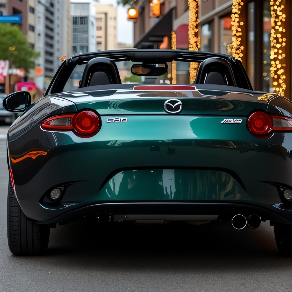 Car Wrap Design - Back View