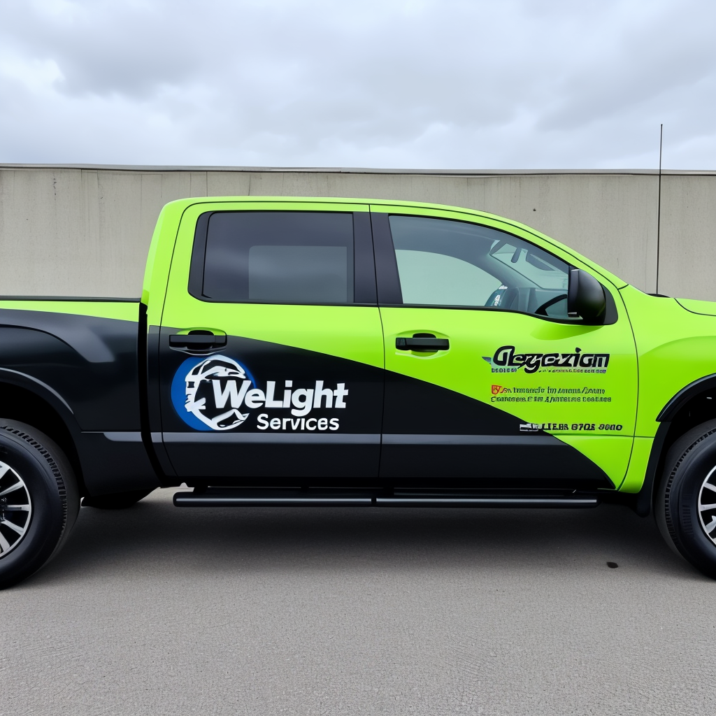 Car Wrap Design - Front View