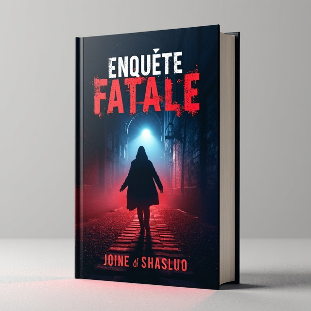 The cover features a striking image at the center, depicting a shadowy figure in suspenseful action. The image is surrounded by intense and contrasting colors, creating a sense of urgency and danger.