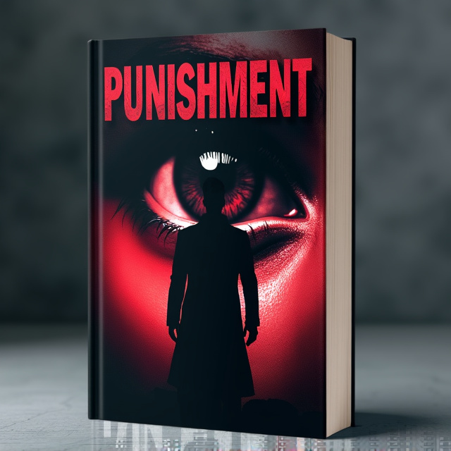 The cover features a dominant male shadow in the foreground, representing the element of fear and suspense. Behind the shadow, there is a giant female eye, evoking a sense of dominance and power. The composition creates a sense of intrigue and mystery, enticing readers to explore the book further.