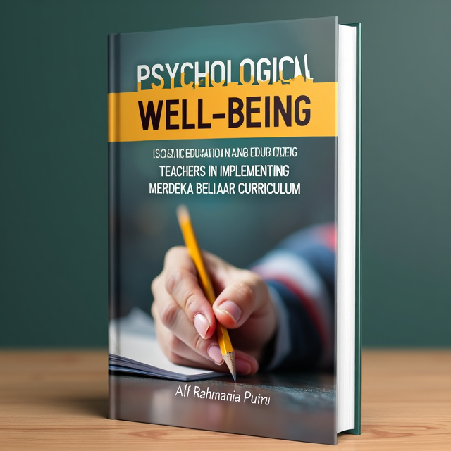 The cover features a close-up image of a teacher's hand holding a pencil, with a faint background of a classroom filled with students. The image is placed in the center of the cover, occupying most of the space.