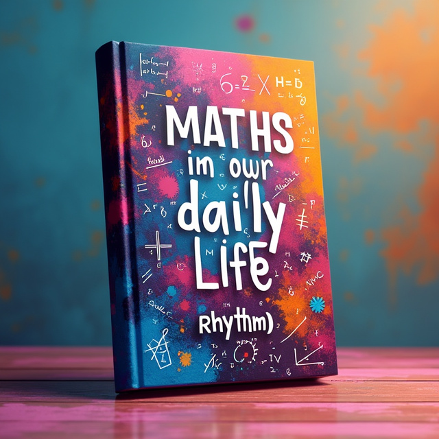 The cover features a vibrant and abstract art scene that showcases various mathematical symbols and equations. The colors used are a mix of bold and bright hues, creating a visually appealing and artistic look.