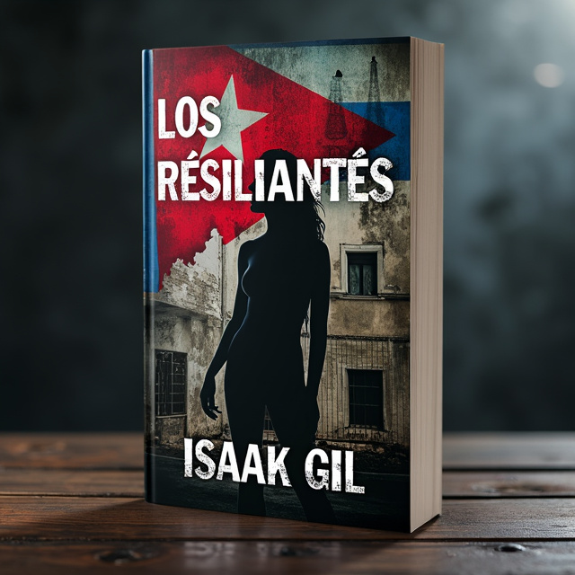 The cover features a dark and gritty background with a close-up image of a distressed Havana building. In the foreground, a silhouette of a woman in a provocative pose represents the theme of prostitution and illegality. The Cuban flag is incorporated into the design as a symbol of the setting.