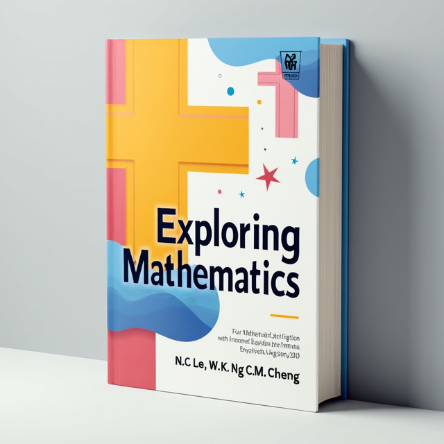 The cover features a clean and modern design, with a central focus on a large mathematical symbol, such as a plus or equal sign, surrounded by abstract geometric shapes in vibrant colors. The author names are displayed in a bold and stylish font below the symbol.