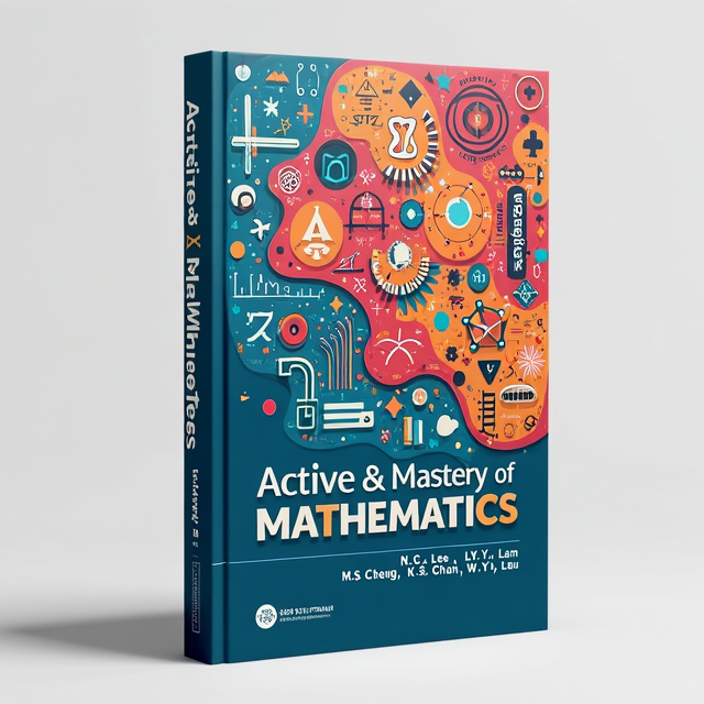 The cover features a vibrant and energetic illustration of various mathematical symbols, equations, and geometric shapes. These elements are arranged in a dynamic and interconnected manner, creating a sense of movement and complexity.
