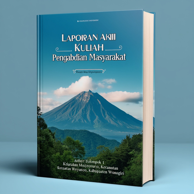 The book cover features a blue background with a subtle gradient, representing the sky. In the middle of the cover, there is a stunning image of a majestic mountain surrounded by lush greenery, evoking a sense of nature and serenity. The title is placed above the image in an elegant font, with the author's name displayed at the bottom.