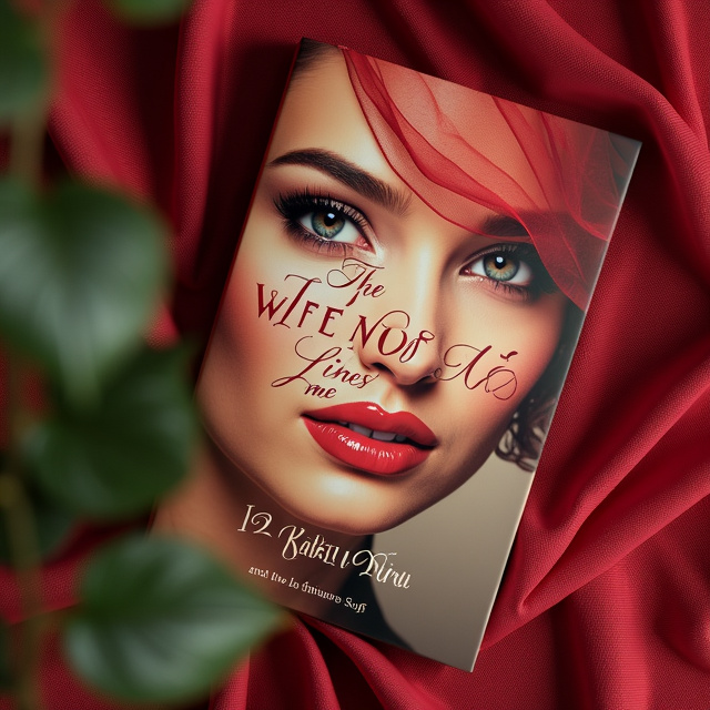 The cover features a close-up shot of a woman's face, partially covered by a seductive red veil. Her eyes are staring directly at the viewer, with a hint of mischief and temptation. The background is a rich brown color, symbolizing the allure of fantasy.
