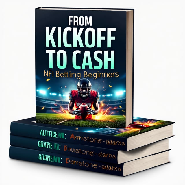 The cover features a close-up image of a football player holding a football with a dynamic motion blur effect. The player is surrounded by vibrant sparks of energy and a background of stadium lights. The title is placed at the top in bold, uppercase letters, with the author's name shown at the bottom in a more elegant font.