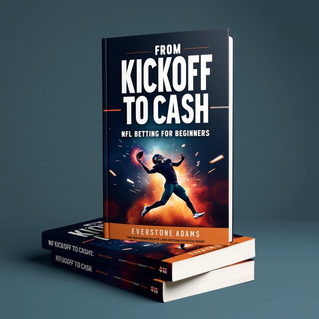 The cover features a close-up image of a football player in action, leaping in the air to catch a pass. The player is surrounded by a burst of vibrant colors and energy, representing excitement and anticipation. The title of the book is prominently displayed in bold letters at the top, while the author's name is placed at the bottom.