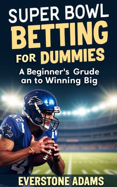 The cover features a close-up image of a football player, wearing a helmet and holding a football, with a blurred stadium in the background. The player is shown in a dynamic mid-action pose, creating a sense of excitement and anticipation. The title of the book is displayed prominently at the top, with the subtitle and author name placed below the image.