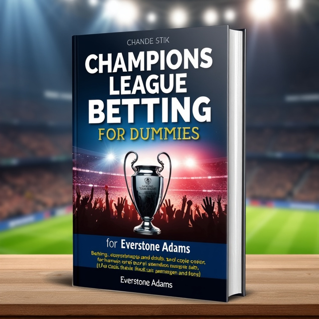 The cover features a dynamic image of a cheering crowd at a soccer match, with the Champions League trophy prominently displayed in the center. The background is filled with vibrant colors and energy, capturing the excitement of the sport.