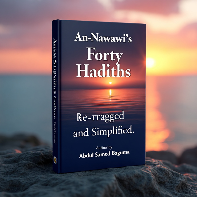 The cover features a serene and spiritual image of a sunset over a calm ocean. The title of the book is placed at the top, with the author's name at the bottom.