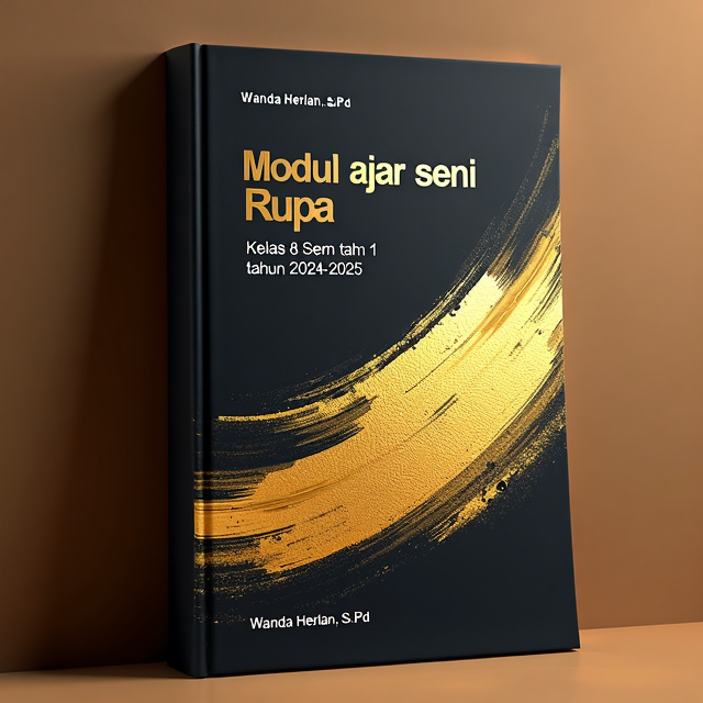 The cover features a vibrant art picture of a brushstroke in various shades of gold against a black background. The brushstroke creates an abstract and dynamic visual that represents the creativity and artistic expression explored in the book.