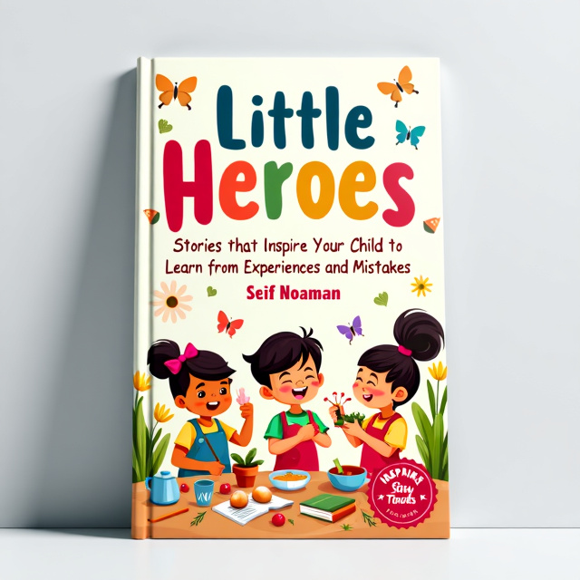 The cover features a vibrant and playful illustration of diverse children engaged in different activities, such as fixing toys, cooking, reading, and gardening. The cartoon-style graphics make the images lively and appealing to children.