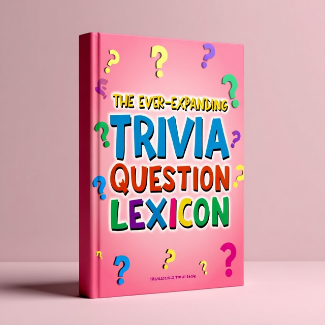 The cover features a vibrant pink background with scattered question marks in various shades of blue, yellow, green, and pink. The question marks are arranged to create a sense of movement and playfulness.