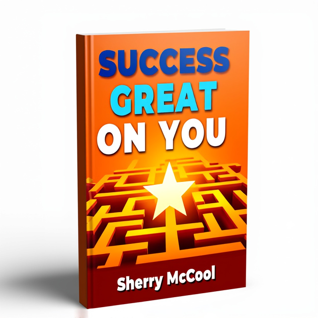 The cover features an orange maze background with a vibrant star at the center. The maze represents the challenges and obstacles one may face on their path to success, while the star symbolizes achieving greatness.