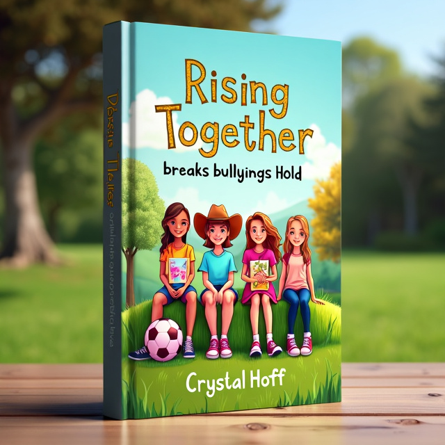 The cover features an illustrated scene of the Fab Seven sitting out on a grassy hill in the school's garden. Betsy the cowgirl is wearing a cowgirl hat, while the other girls are shown holding a soccer ball, canvas, and a dress mannequin. The illustration is done in a vibrant and colorful style.