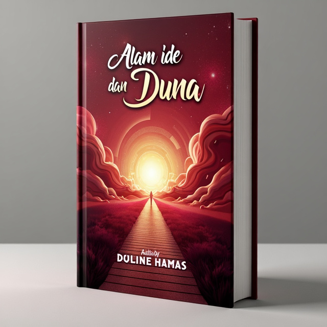 The cover features a vibrant red background with maroon and white swirls representing the spiritual journey depicted in the book. In the center, there is an eye-catching image of a meeting point, symbolizing the anticipation of a divine encounter.