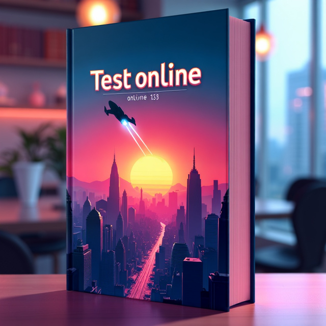 The cover features a futuristic cityscape at sunset, with vibrant colors and a sense of movement. A spaceship is soaring above the city, conveying a sense of adventure and exploration.