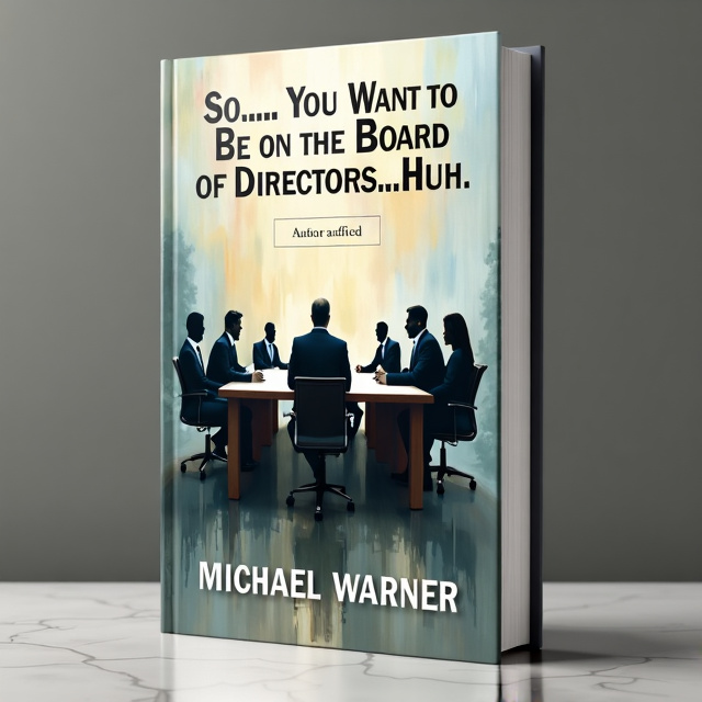 An impressionistic painted art of a boardroom table with faceless people sitting around it. The colors are muted yet sophisticated, reflecting the seriousness of the subject matter.