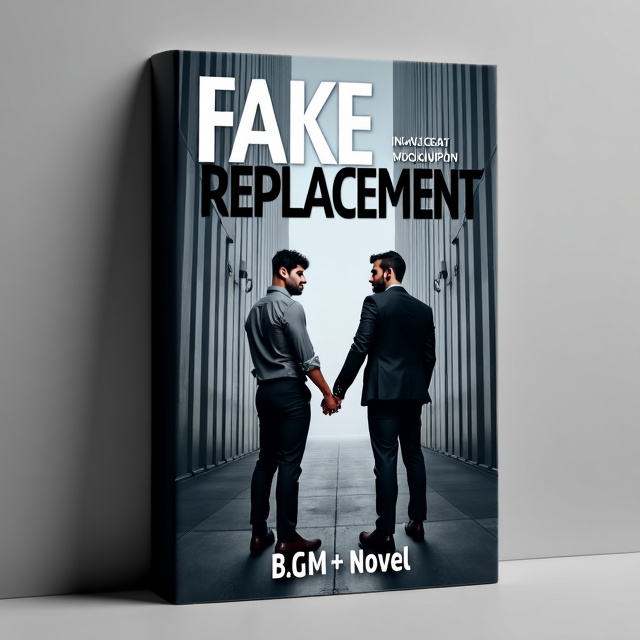 The cover features two men standing in front of a tall building, holding hands. One man is wearing a sleek suit with rolled-up sleeves, while the other man is wearing a suit and has a luxurious watch on his wrist. The color scheme is predominantly grey, with hints of black and white.