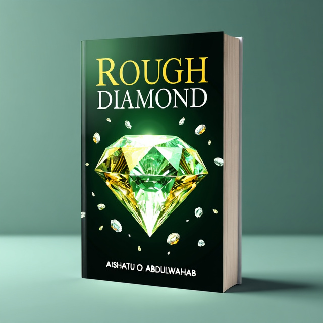 The cover features a striking image of a rough diamond in the center, surrounded by smaller diamonds scattered around. The diamonds are depicted in shades of green, yellow, and white, creating a vibrant and eye-catching visual.