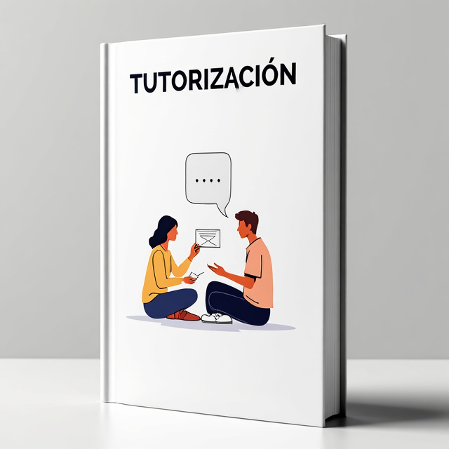 The cover features a minimalist design with a white background. In the center, there is a simple, clean illustration of a tutor and a student engaged in a learning session. The tutor is shown explaining a concept to the student, symbolizing the essence of tutoring. The illustration is done in a straightforward and technical style.