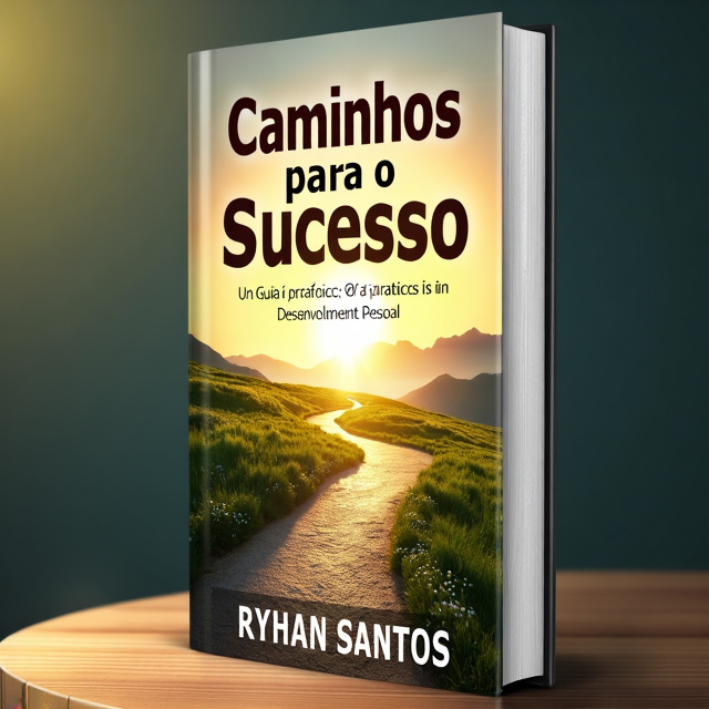 The cover features a serene and scenic landscape, with a winding pathway leading towards a shining sun. The pathway represents the journey towards personal development and success, while the sun symbolizes hope and positivity. The overall composition creates a sense of inspiration and motivation for readers.