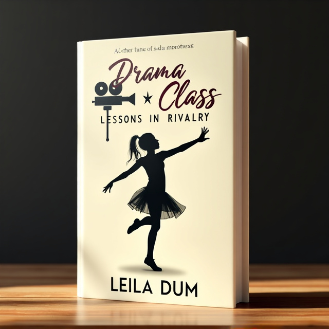 The cover features an ivory background with a film camera in the center, capturing the attention. A silhouette of a teenage girl is seen in the foreground, confidently performing a complex tap dance routine, her body filled with happiness and ambition.