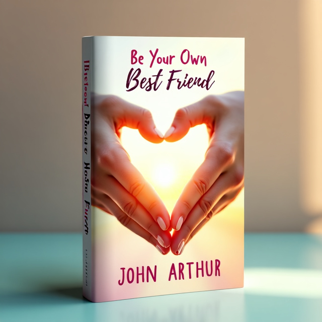 The cover features a close-up image of two hands holding each other, forming a heart shape. The hands are surrounded by a soft, warm light, symbolizing love and friendship. The background is a subtle gradient of pastel colors, creating a calming and inviting atmosphere.