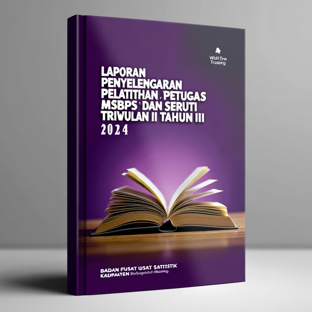 The cover features a close-up image of a book, highlighting its importance in the subject matter. The image is placed centrally, with a purple background that adds a sense of seriousness and professionalism. The title is displayed prominently above the book image, while the author's name is placed below it. A subtle class icon is included in the bottom corner to represent the training aspect of the book.