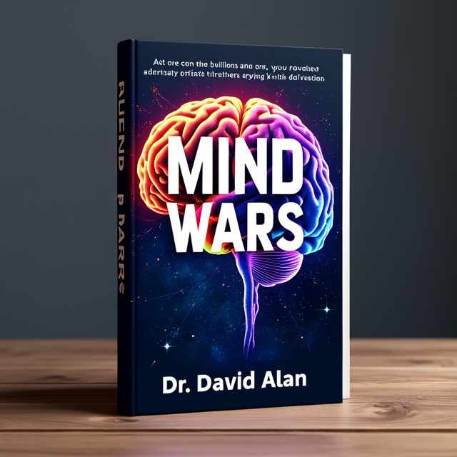 The cover features a close-up image of a human brain, with vibrant colors and intricate details to represent the mind. The brain is surrounded by swirling patterns that evoke a sense of mystery and intrigue.
