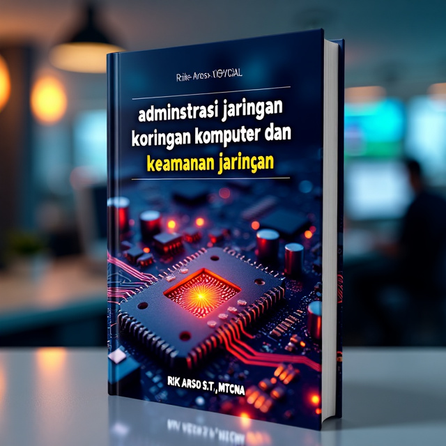 The cover features a close-up image of computer circuitry, with vibrant colors and sharp, clean lines. The title is displayed prominently at the top in bold, modern typography. The author's name is shown in a smaller font at the bottom, maintaining a cohesive visual style.