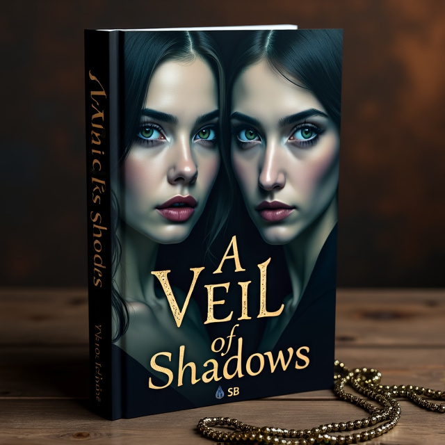 The cover features a close-up portrait of Alicia, with her striking vampiric features on display. She is shown with slightly sharp fangs and pale skin, exuding a captivating yet reserved aura. Sophia is depicted beside her, their faces close together, showcasing the tension and attraction between them. Alicia's golden necklace, symbolizing her past and hidden meaning, is prominently displayed, either worn by her or subtly glowing in the background. The overall visual style is dark and haunting, evoking the mystery and tragedy of the story.