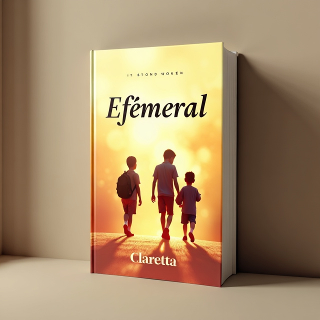 The cover features a mellow and bright background with soft hues of yellow and orange. Three boys are shown in silhouette, walking together as if embarking on a journey. The boys are positioned towards the left side of the cover, creating a sense of movement and leading the viewer's eye towards the right.