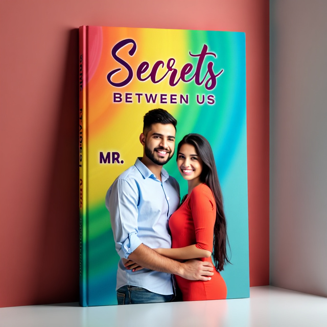 The cover features a happy couple, hands intertwined, against a vibrant background of rainbow colors. The couple is smiling and their body language conveys a sense of love and connection.